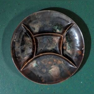 Vintage Mid-Century Modern (MCM) Beauceware Ceramic Appetizer Dish